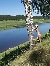 Lovely mature momma is fingering her holes