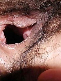 Aroused slut having shaved pussy