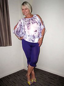 Tattooed grannies are teasing like a pro