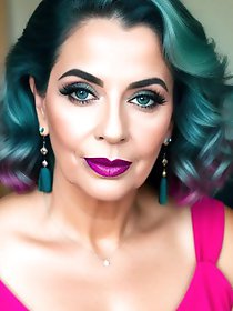 Sensuous mature businesswoman as you love