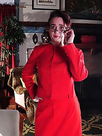 Naughty american housewife playing alone