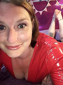 Testing out a new latex dress