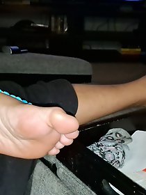 Basking in the sun on our calves and toes