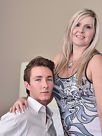 Canadian housewife fooling around with her toy boy